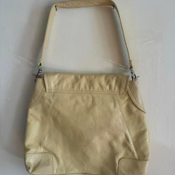 Pale Yellow Kenneth Cole Reaction Shoulder Bag - Picture 3 of 6